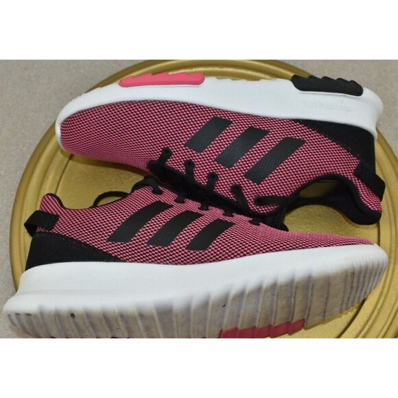 Adidas Womens Cloudfoam Racer TR J Super Pink Running Sneakers Shoes Size 6 - Picture 6 of 10